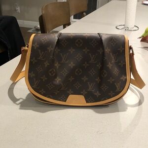Brown Monogram Shoulder Bag
